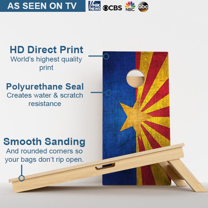 Boards Arizona Flag Professional Cornhole Boards
