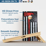 Boards Thin Red Line Axe Professional Cornhole Boards