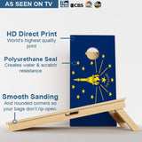 Boards Indiana Flag Professional Cornhole Boards