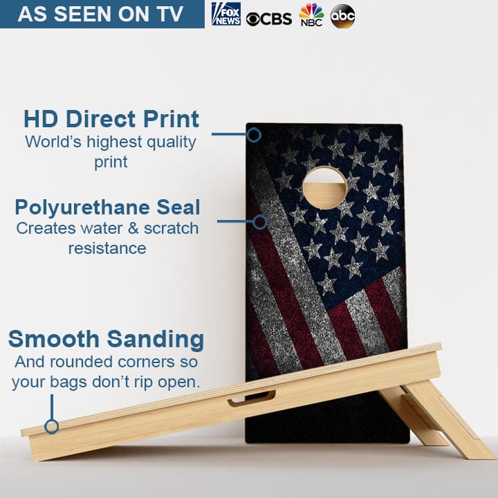 Boards American Flag Professional Cornhole Boards
