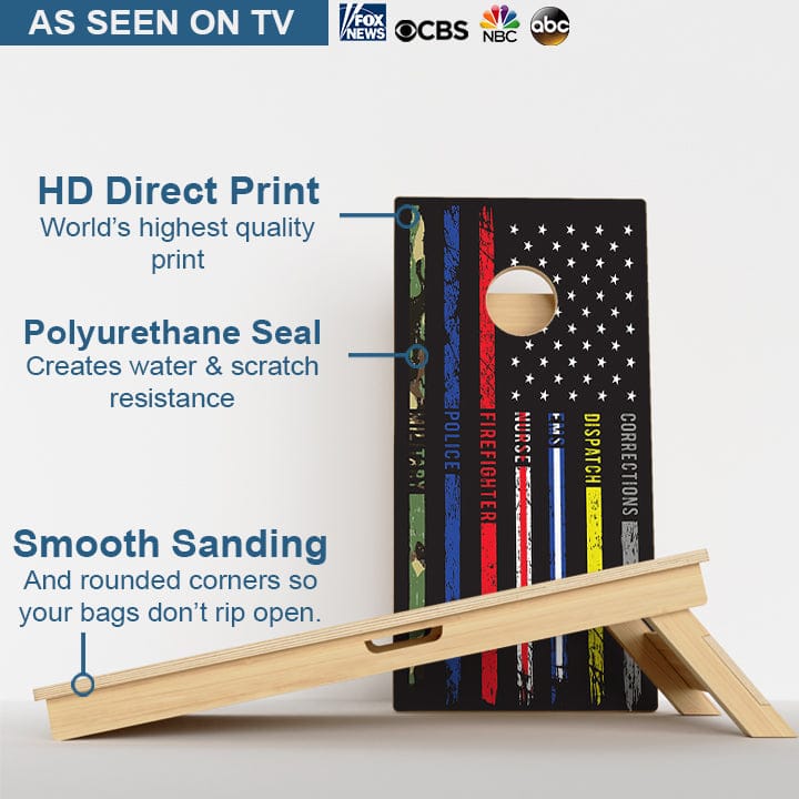 Boards First Responders Professional Cornhole Boards
