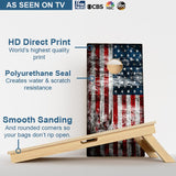 Boards Rustic American Flag Professional Cornhole Boards