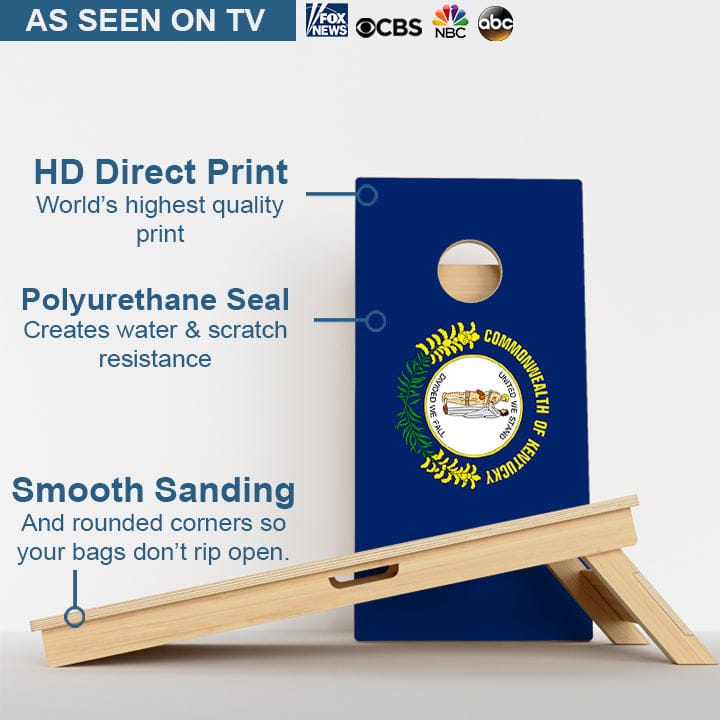 Boards Kentucky Flag Professional Cornhole Boards