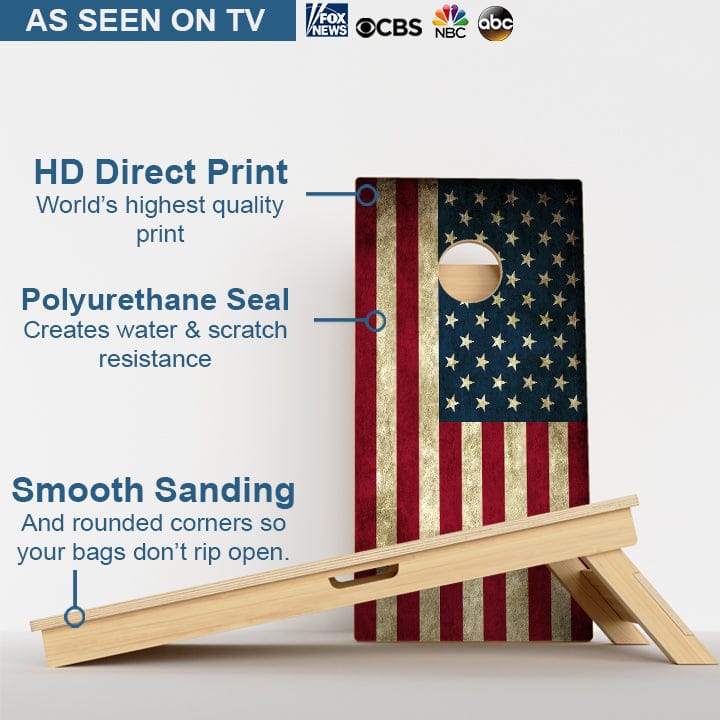 Boards American flag Professional Cornhole Boards