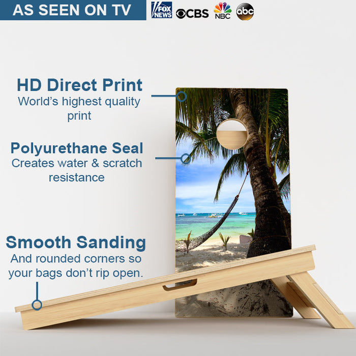 Beach Paradise Professional Cornhole Boards