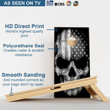 Boards American Grey Skull Professional Cornhole Boards