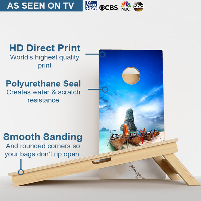 Boats In Paradise Professional Cornhole Boards