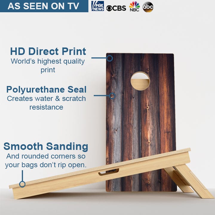 Boards Wood Grain Professional Cornhole Boards