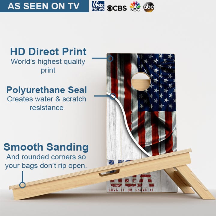 Boards USA Love It Or Leave It Professional Cornhole Boards