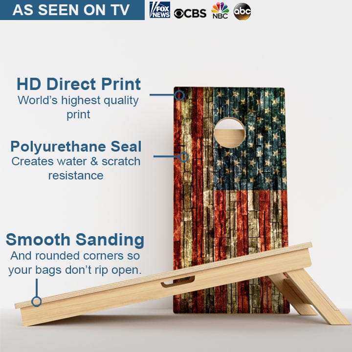 Boards Brick Flag Professional Cornhole Boards