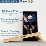Boards Punisher Skull American Flag Professional Cornhole Boards