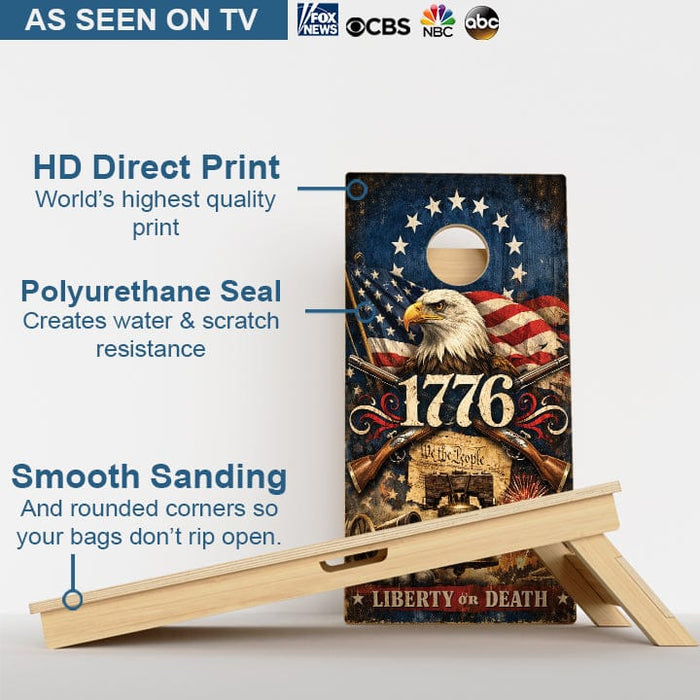 Boards Liberty Or Death Professional Cornhole Boards