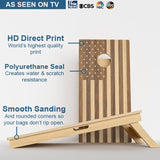 Boards Wood American Flag Professional Cornhole Boards