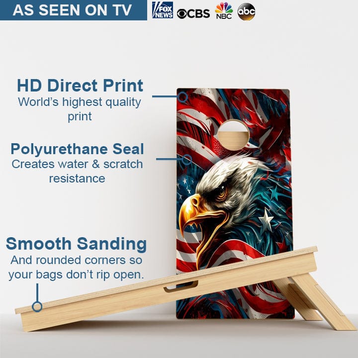 Boards USA Patriotic Eagle Professional Cornhole Boards