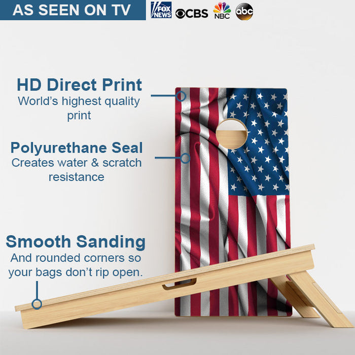 American Flag Professional Cornhole Boards
