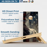 Boards Bald Eagle American Flag Professional Cornhole Boards
