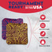 Tournament Red Yellow Tech Cornhole Bags - Set of 8