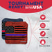 Tournament Blue Line Red Line Cornhole Bags - Set of 8
