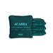 Cornhole Bags Acadia Teal 4-in Travel Dual-Sided Cornhole Bags | National Parks Collection