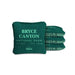 Cornhole Bags Bryce Canyon Green 4-in Travel Dual-Sided Cornhole Bags | National Parks Collection