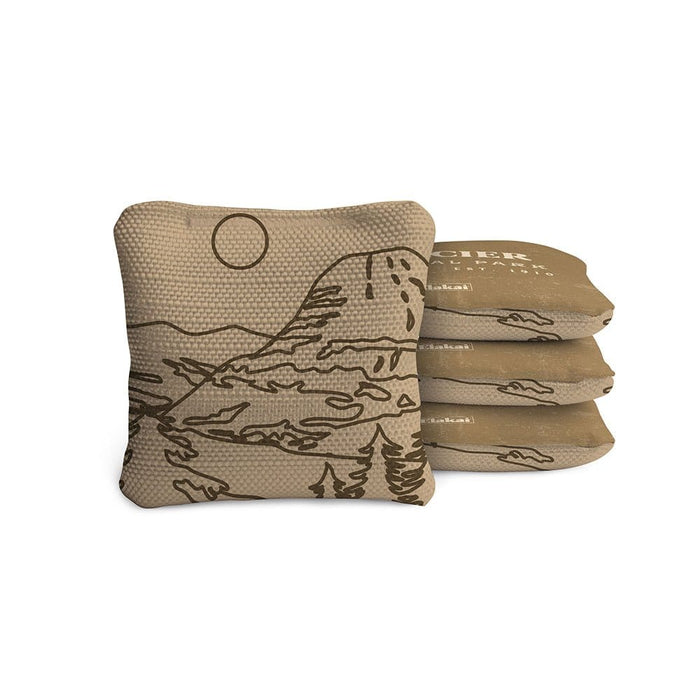 Cornhole Bags 4-in Travel Dual-Sided Cornhole Bags | National Parks Collection