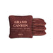 Cornhole Bags Grand Canyon Burgundy 4-in Travel Dual-Sided Cornhole Bags | National Parks Collection