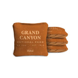 Cornhole Bags Grand Canyon Sienna 4-in Travel Dual-Sided Cornhole Bags | National Parks Collection