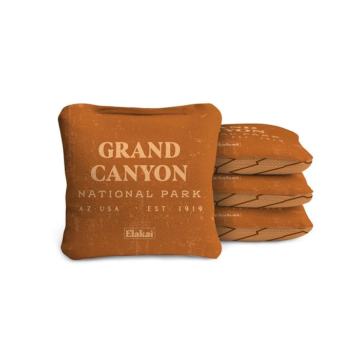 Cornhole Bags Grand Canyon Sienna 4-in Travel Dual-Sided Cornhole Bags | National Parks Collection