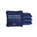Cornhole Bags Great Smoky Mountains Blue 4-in Travel Dual-Sided Cornhole Bags | National Parks Collection