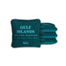 Cornhole Bags Gulf Island Shore Teal 4-in Travel Dual-Sided Cornhole Bags | National Parks Collection