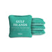 Cornhole Bags Gulf Island Shore Turquoise 4-in Travel Dual-Sided Cornhole Bags | National Parks Collection