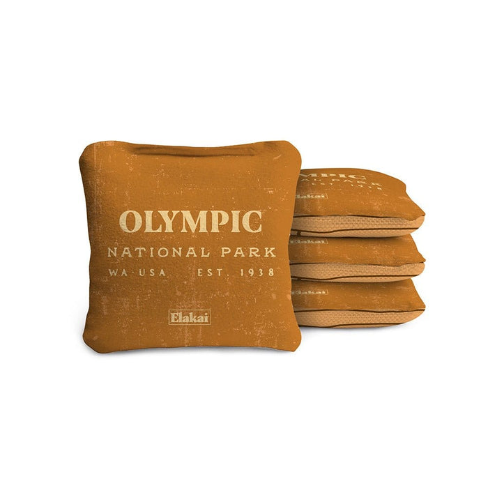 Cornhole Bags Olympic Gold 4-in Travel Dual-Sided Cornhole Bags | National Parks Collection