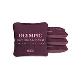 Cornhole Bags Olympic Plum 4-in Travel Dual-Sided Cornhole Bags | National Parks Collection
