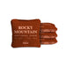Cornhole Bags Rocky Mountain Burnt Orange 4-in Travel Dual-Sided Cornhole Bags | National Parks Collection