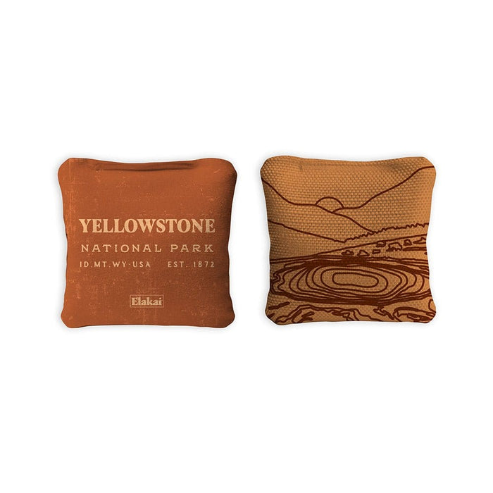 Cornhole Bags 4-in Travel Dual-Sided Cornhole Bags | National Parks Collection