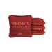 Cornhole Bags Yosemite Scarlet 4-in Travel Dual-Sided Cornhole Bags | National Parks Collection