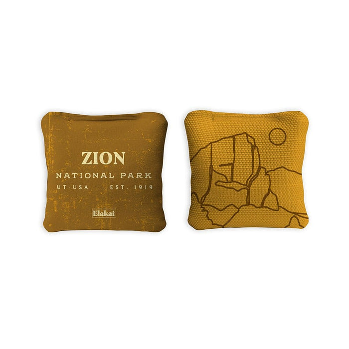 Cornhole Bags 4-in Travel Dual-Sided Cornhole Bags | National Parks Collection