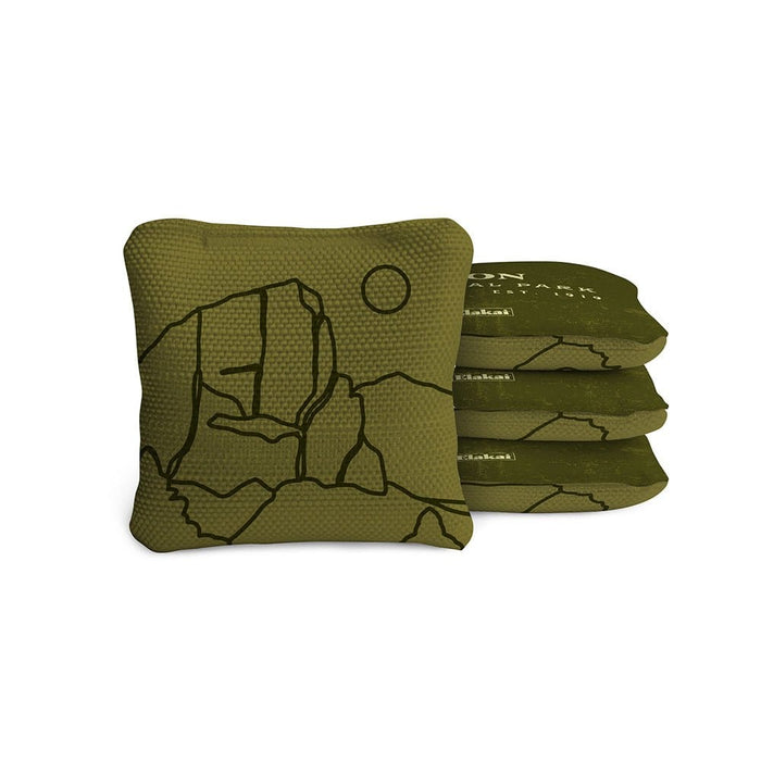 Cornhole Bags 4-in Travel Dual-Sided Cornhole Bags | National Parks Collection