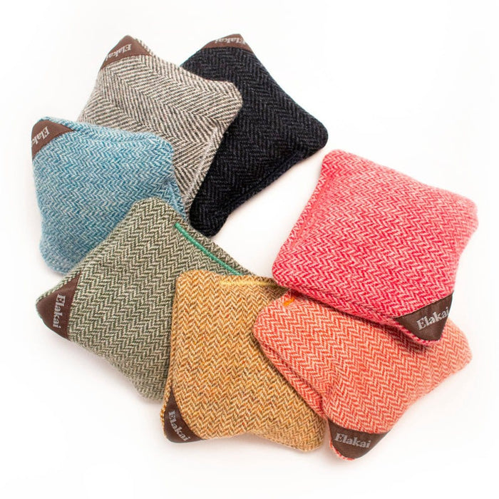 Cornhole Bags 4-in Travel Herringbone Cornhole Bags | Premium All-Weather Collection