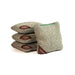 Cornhole Bags Green Sprout 4-in Travel Herringbone Cornhole Bags | Premium All-Weather Collection