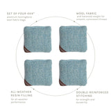 4-in Travel Herringbone Cornhole Bags | Premium All-Weather Collection