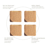 4-in Travel Herringbone Cornhole Bags | Premium All-Weather Collection