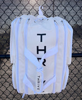 Pickleball Bag White Elite Pro Tour Bag w/shoe bag - WHITE
