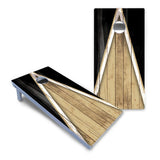 Team Color Triangle Cornhole Boards - All Weather Series