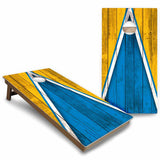 Team Color Triangle Cornhole Boards - Backyard Series