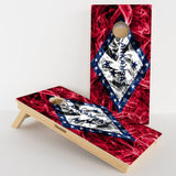 Boards Arkansas Flag Professional Cornhole Boards
