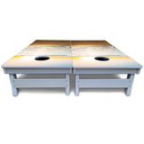 Ocean Sunset Cornhole Boards - All Weather Series