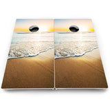 Ocean Sunset Cornhole Boards – Pro Lite or Pro Elite