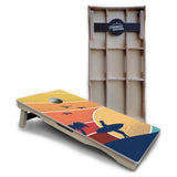 Retro Beach Cornhole Boards – Pro Lite or Pro Elite