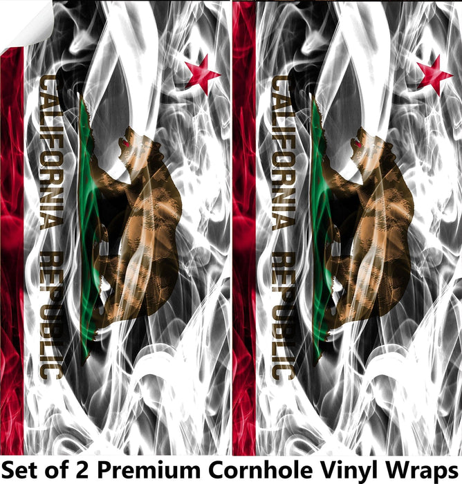 California Cornhole Boards Wraps (Set of 2)